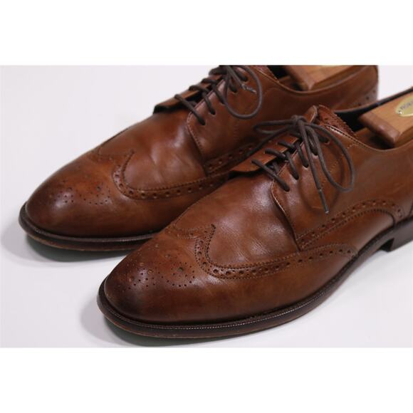 Cole Haan Mens Grand OS Harrison Brown Wingtip Oxford Leather Dress Shoes 11 M main image 7